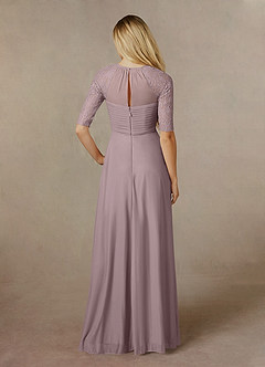 Azazie Raelyn Kleider für die Brautmutter A-Linie Spitze Gittergewebe Kleid Dämmerung image2