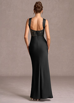 Vestido Negro Largo Ava image2