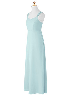 Azazie Denice Junior Cedar Rose A-Line Chiffon Dress image10