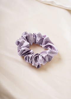 Silk Crystal Scrunchie