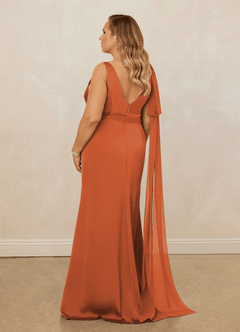 Christian Siriano Bridal for Azazie 1011 Brautjungfernkleider Meerjungfrau-Linie Schleifen Stretch-Satin Kleid Kanel image12
