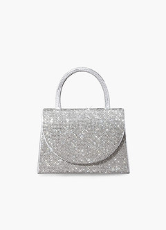 front Borsetta Con Diamanti Glitter