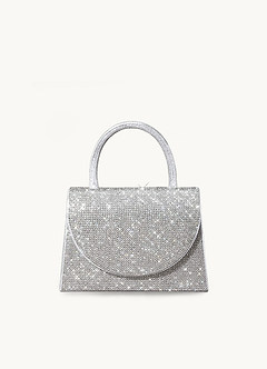 front Handbag With Glitter Diamonds