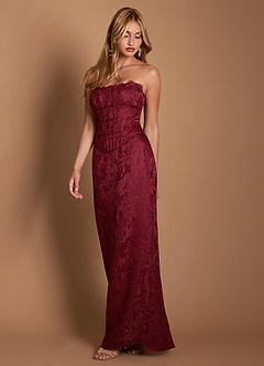 Kleid Koryn Dunkle Himbeere image7