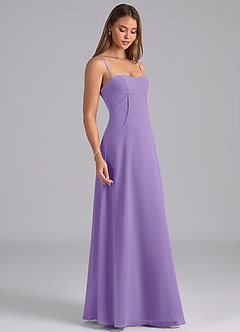 Azazie Valentine Bridesmaid Dresses Tahiti A-Line Corset Chiffon Dress image5