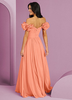 Barbie ♥ Azazie Bridesmaid Dresses Sunset A-Line Off the Shoulder Chiffon Convertible Dress image2