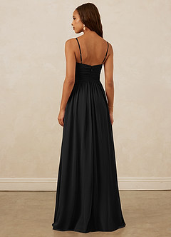 Christian Siriano Bridal for Azazie 1004 Bridesmaid Dresses Pleated Drape Chiffon A-line Dress image2
