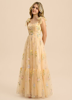 front Azazie Talia Junior Formal Dress