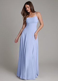 Azazie Irelia Bridesmaid Dresses Ice A-Line Sweetheart Neckline Chiffon Dress image1