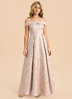 front Azazie Lily Junior Formal Dress