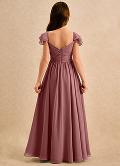 Azazie Meimei Girls Formal Flower Girl Klänningar Klä A-Line i Chiffong Plisserad image2