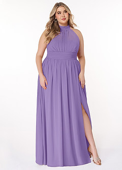 Azazie Iman Bridesmaid Dresses Tahiti A-Line A-Line Ruched Chiffon Dress image4