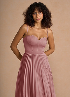 Amélie Light Pink Midi Dress image6