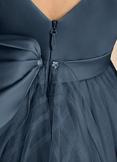 Azazie Pear Flower Girl Dresses Neptune Ball-Gown Bow Tulle Dress image7