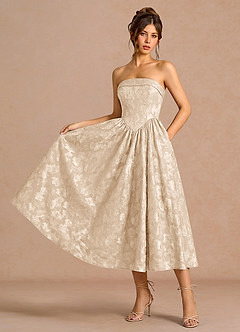 Sadie Creme Midikjole image4