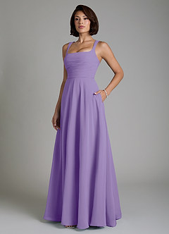 Azazie Azaria Bridesmaid Dresses Tahiti A-Line Corset Chiffon Dress image5