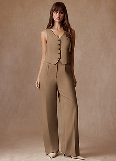 front Rowan Trufa Pantalones de rendimiento de tejido refinado