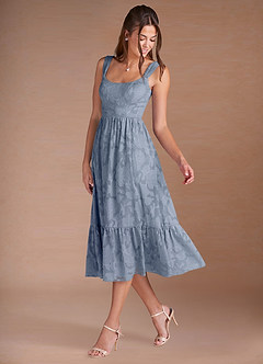 Vestido Azul Pálido Midi Juliette image5