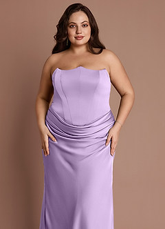 Debby Maxi Klänning Frostad Lila image10