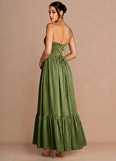 Portia Olive Maxi Dress image2