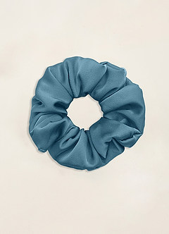front Matching Color Bridesmaid Stretch Satin Over Size Scrunchies