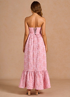 Robe Longue Multicolore Rose Soline image2