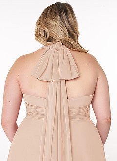 Azazie Fifi Bridesmaid Dresses English Rose A-Line Strapless Chiffon Convertible Dress image26