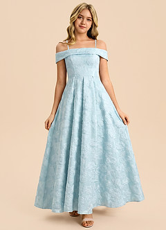 front Azazie Lucy Junior Formal Dress