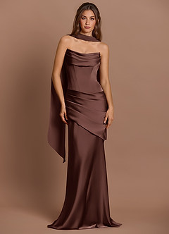 Vestido Moca Coco Largo Pelagia image1