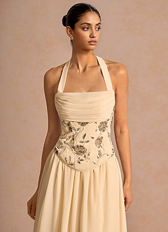 Kleid Evariel Goldene Pailletten image5