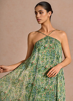 Jubilee Green Floral Maxi Dress image5