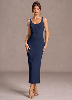 Galiana  Navy Maxi Dress image3