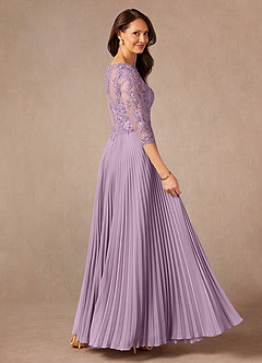 Azazie Corinne Mother of the Bride Dresses Wisteria A-Line Sequins Chiffon Dress image2