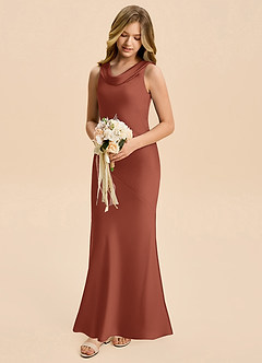 Azazie Rylina Junior Klä av Sjöjungfru i Stretch Satin image1