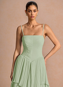 Kerensa Light Green Maxi Dress image6
