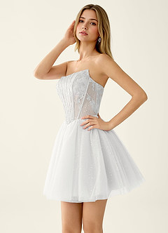 Florisse Weiß Minikleid image3