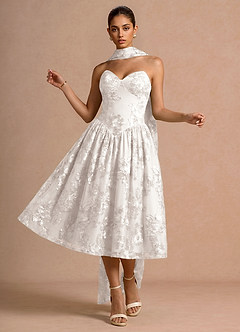 Vestido Nube Blanca Midi Astra image1