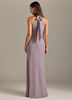 Azazie Doretta Bridesmaid Dresses Dusk Mermaid Pleated Chiffon Dress image8