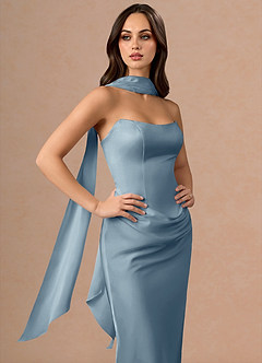 Valencia Cherry Red Vestido largo image4