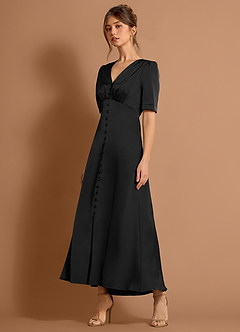 Enyra Black Midi Dress image4