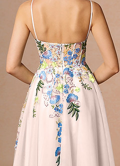 Iverine Blush Pink Multi Maxi Dress image6