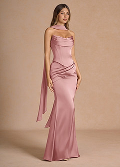 Robe Longue Rose Clair Sorrel image5