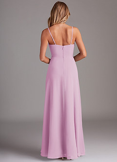 Azazie Breonna Bridesmaid Dresses Candy Pink A-Line Sweetheart Neckline Chiffon Dress image2