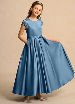 Azazie Bunny Girl vestidos de niña de las flores Vestido de Bermudas de Encaje de Princesa image1