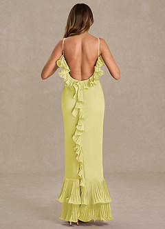 Vionette  Lemon Sorbet Ruffle Maxi Dress image2