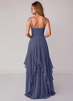 Azazie Zaina Bridesmaid Dresses Stormy A-Line Chiffon Dress image6