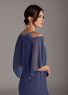 Azazie Junibee Abiti per la Madre della Sposa Abito Tubino in Maglia Lustrini Stormy image5