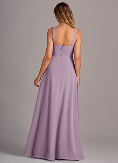 Azazie Debra Bridesmaid Dresses Wisteria A-Line with Pockets Chiffon Convertible Dress image6