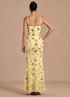 Shine Gold Sequins Maxi Dress image2