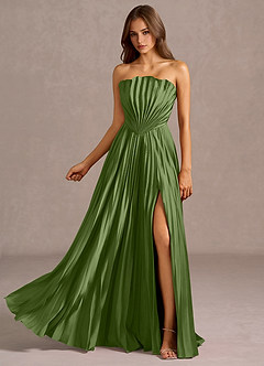 Kaia Olive Green Maxi Dress image3